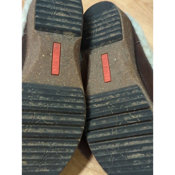 Pikolinos Granada W0W 3588C2 Olmo Clog Slide Womens 37 Brown Fleece Lined - Picture 10 of 11